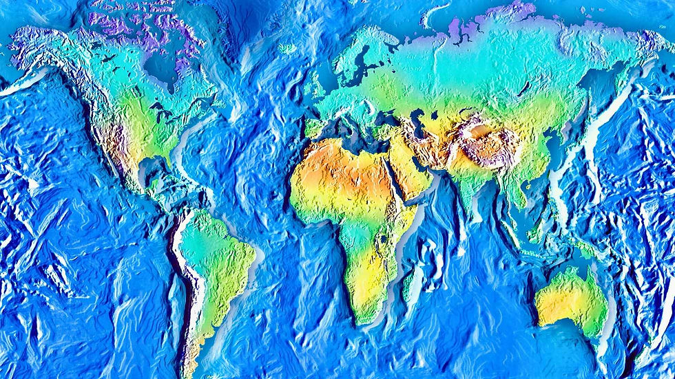 Plano de un estudio ambiental con gráficos y mapas