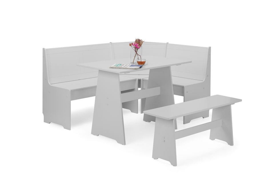 Newport Corner Dining Set With Storage Bench