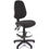 Thumbnail: High Back Fabric Draughtsman Chair