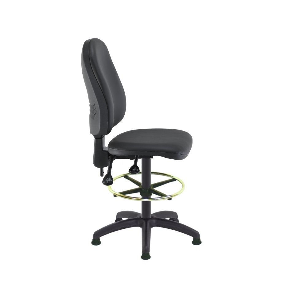 Thumbnail: Lab Space - Mist Vinyl Draughtsman Chair
