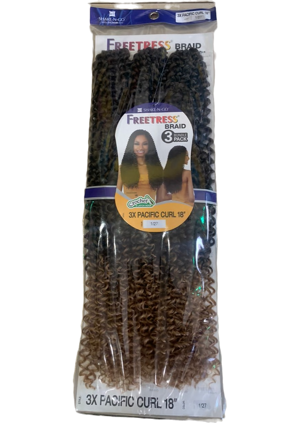 Thumbnail: Freetress 3x Pacific Curl | 18 Inches | Colors: Multiple 