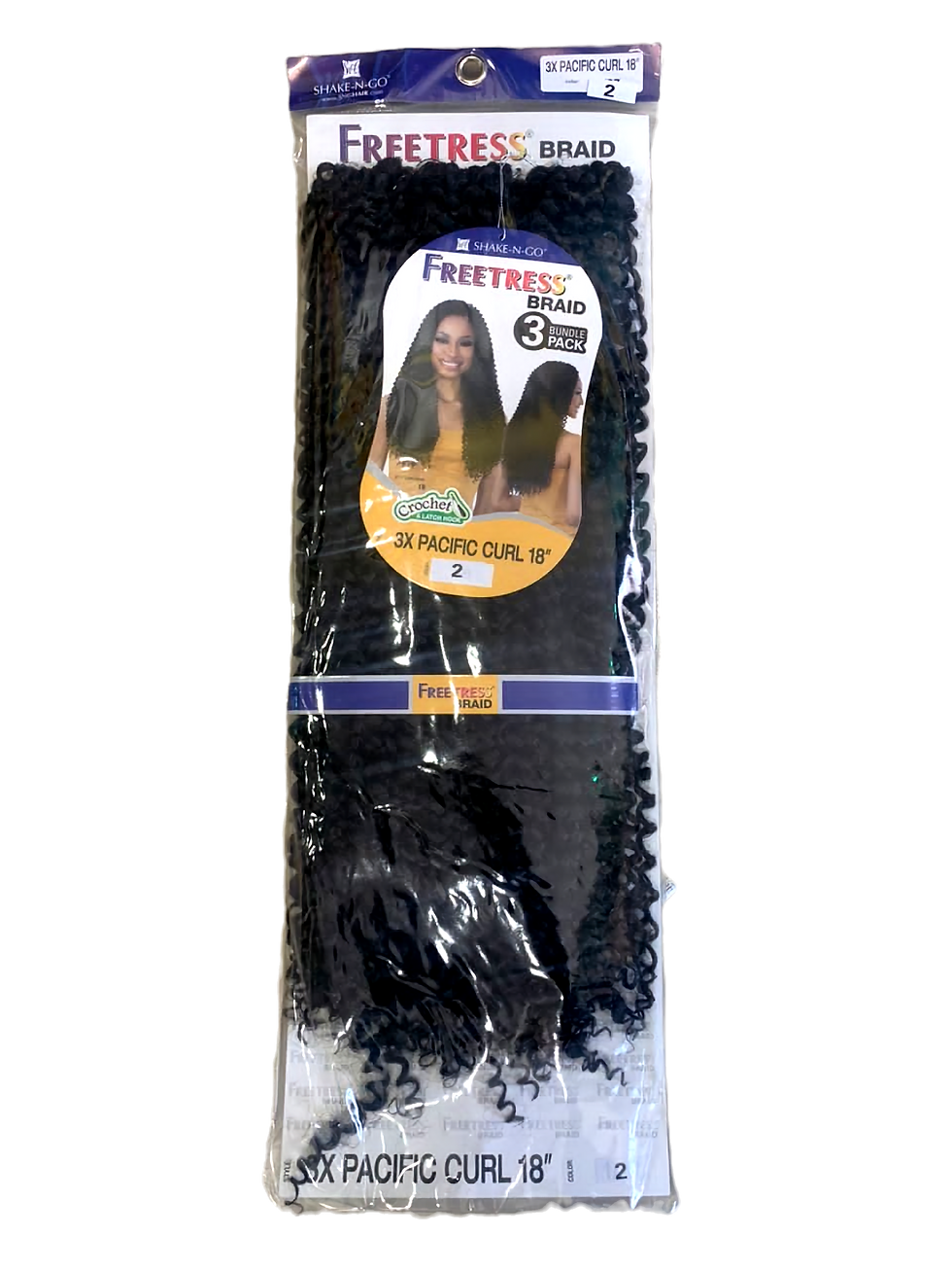 Thumbnail: Freetress 3x Pacific Curl | 18 Inches | Colors: Multiple 