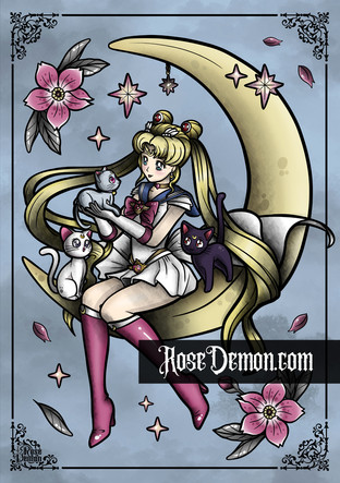 Sailor MoonTattoo Art By Rose Demon