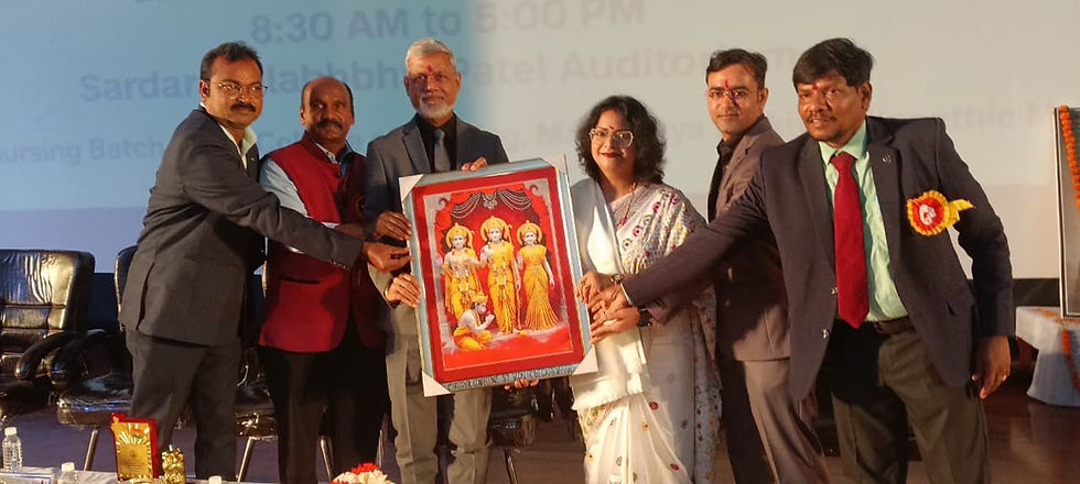 Dr. Dipti Shukla (Principal) at National Conference on Ethical and Legal Issues in Nursing.