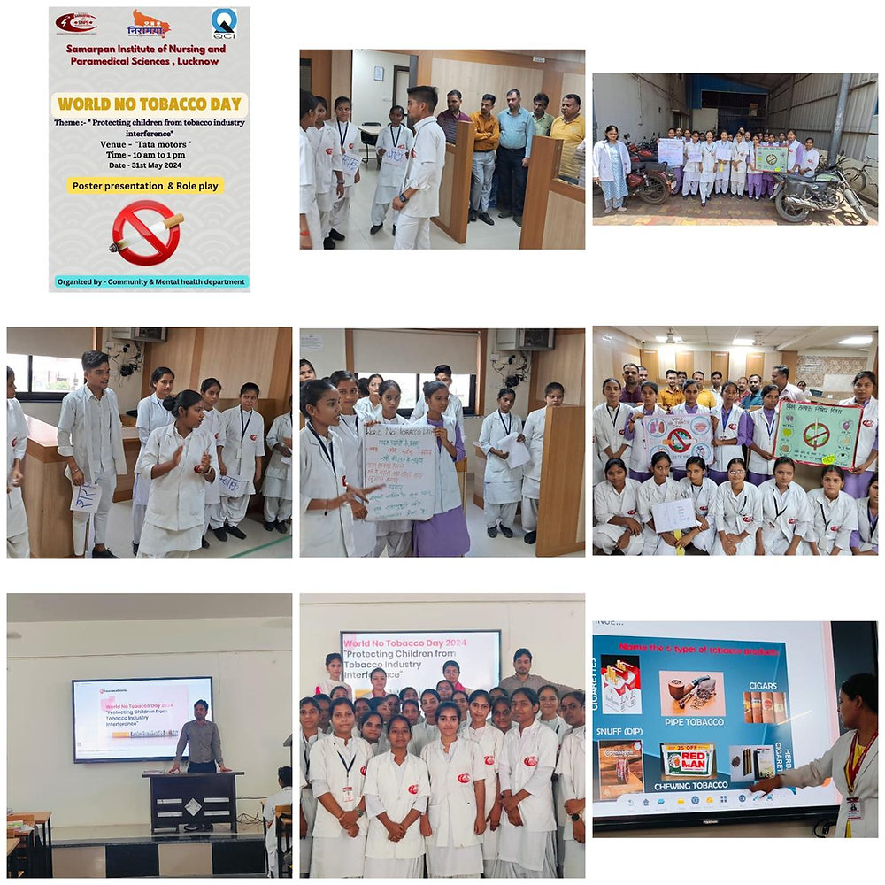 Poster Presentation - “World No Tabacco Day”