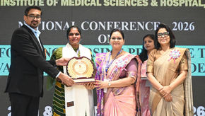 Dr. Dipti Shukla, Principal (SINPS) at the National Conference Shambhunath Research Institute of Medical Science and Hospital.