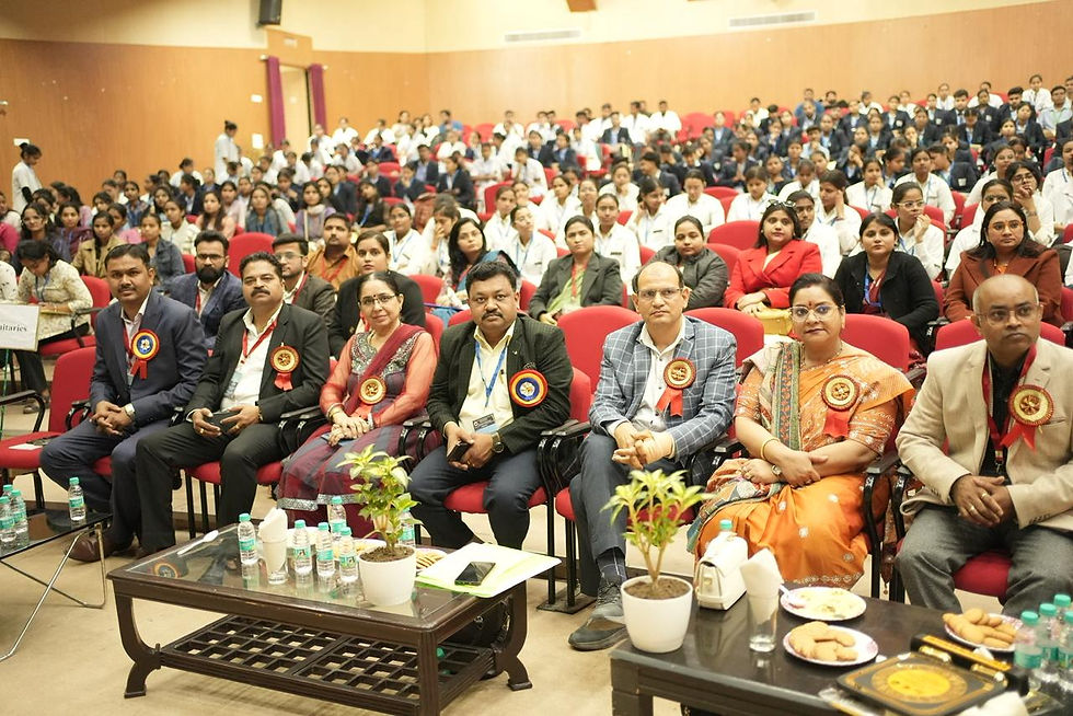 Dr. Dipti Shukla, Principal (SINPS), served as a resource person at the very first Bundelkhand Conference on “Technology-Driven Nursing Care: Opportunities and Challenges"