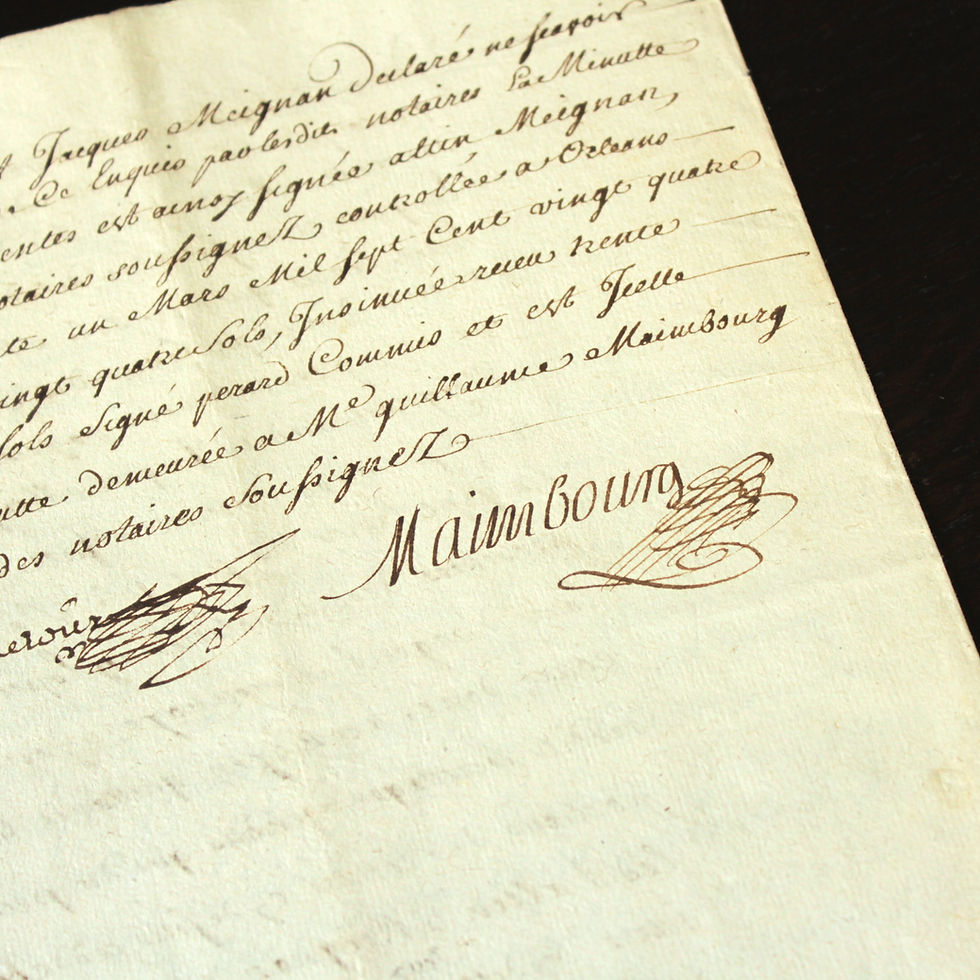 サムネイル： 1724年　羊皮紙の書