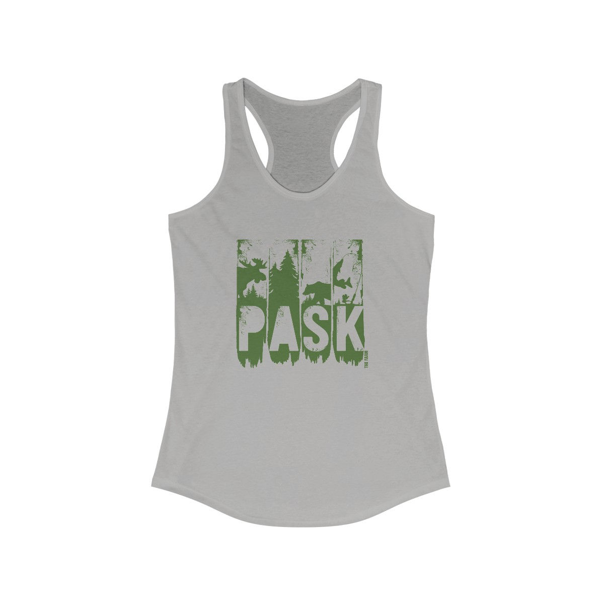 Wildlife Grunge Green - Women's Tank