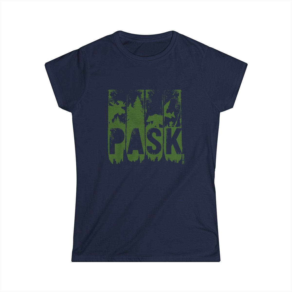 Wildlife Grunge Green - Women's Tee