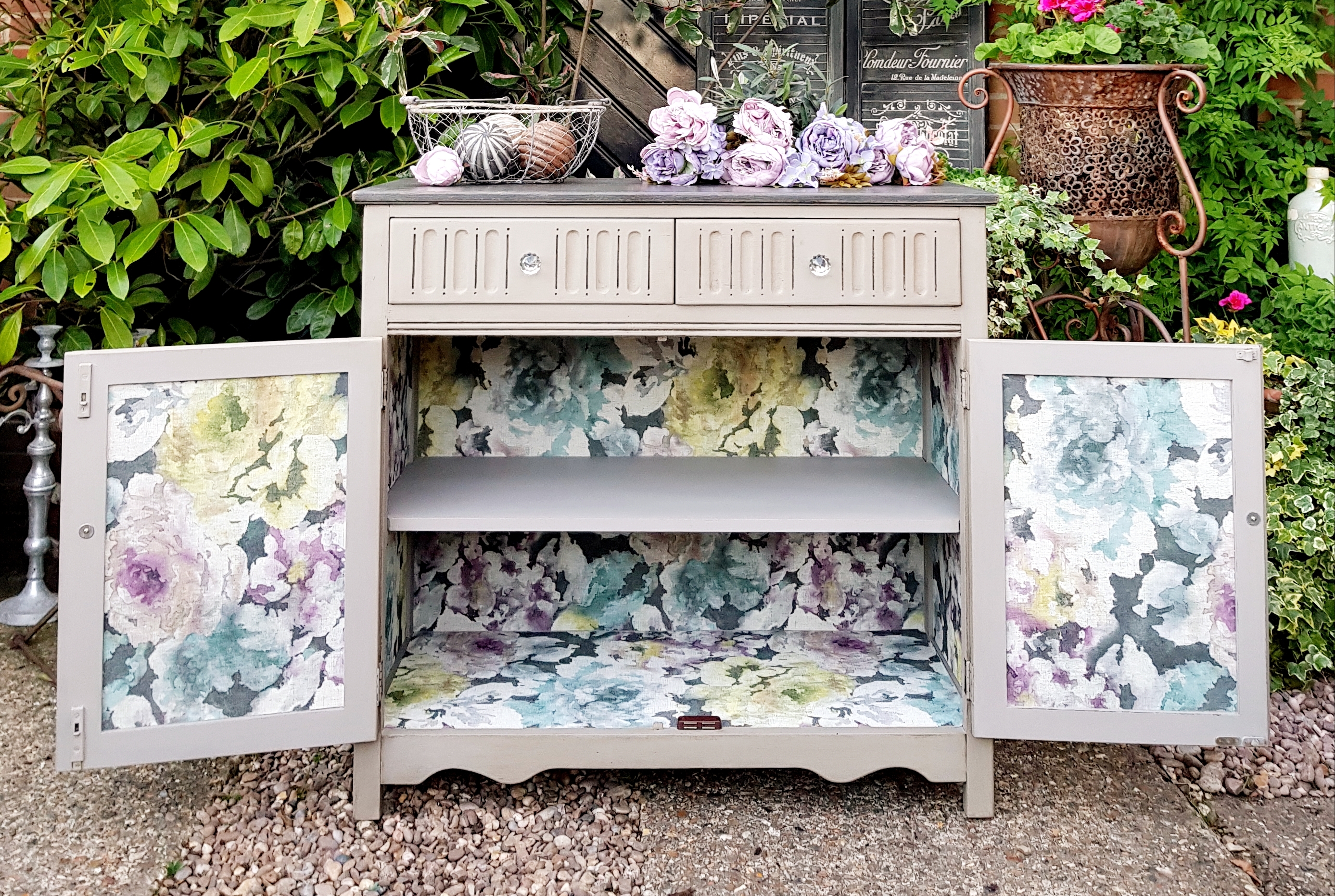 The French and Floral Linen Cupboard