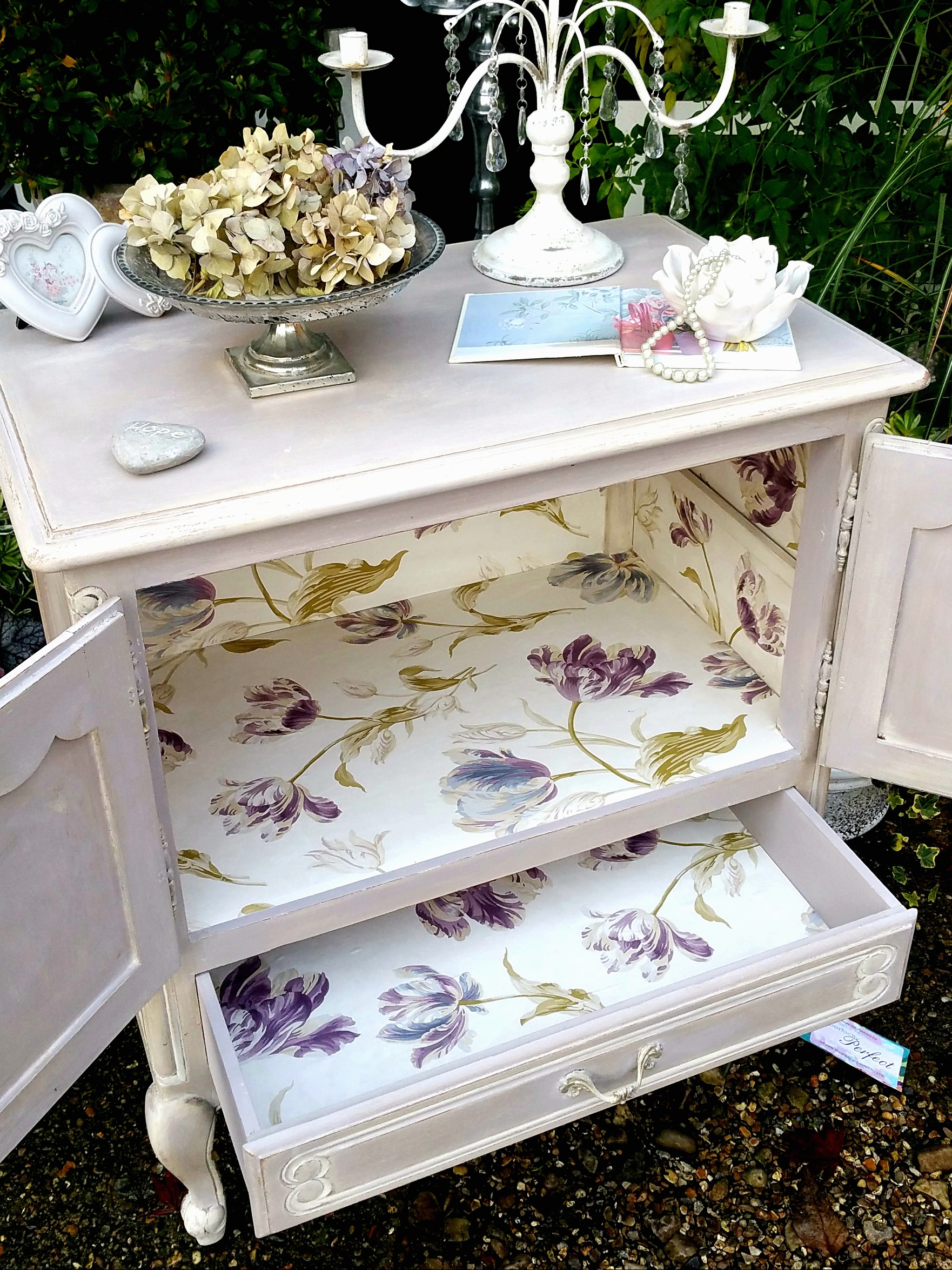 The Lilac Lined Cabinet