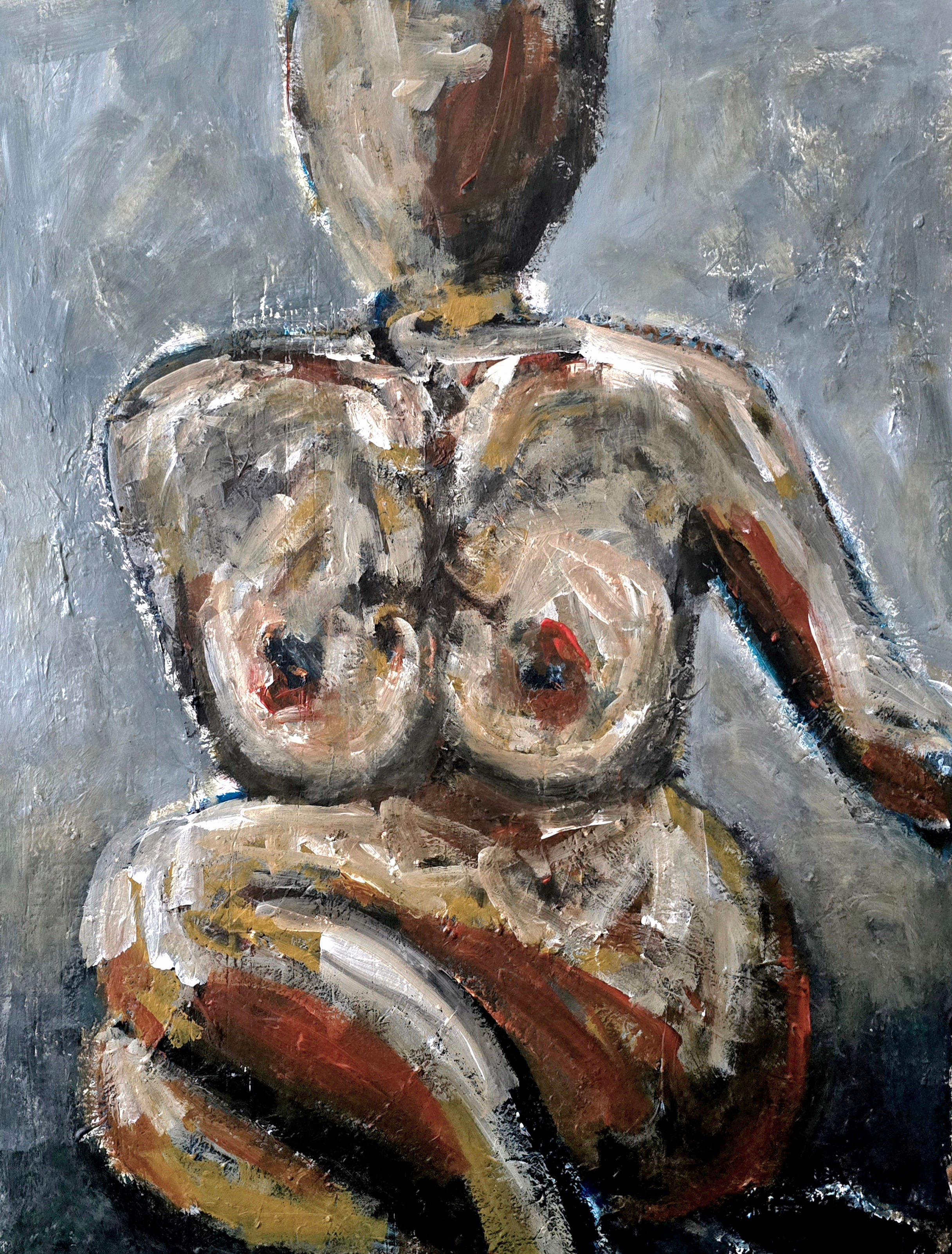 female nude form impressionist art