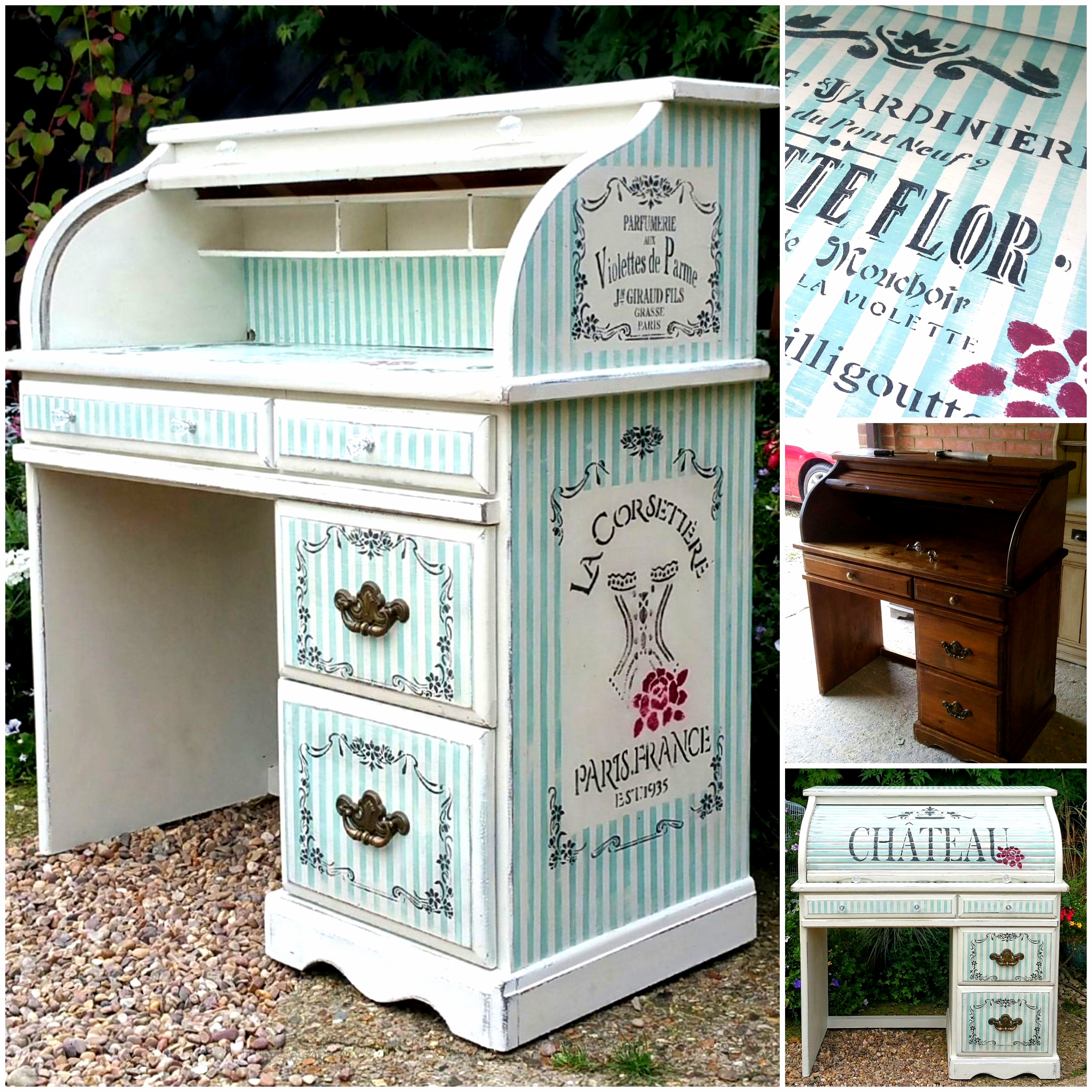 Roll Top Bureau