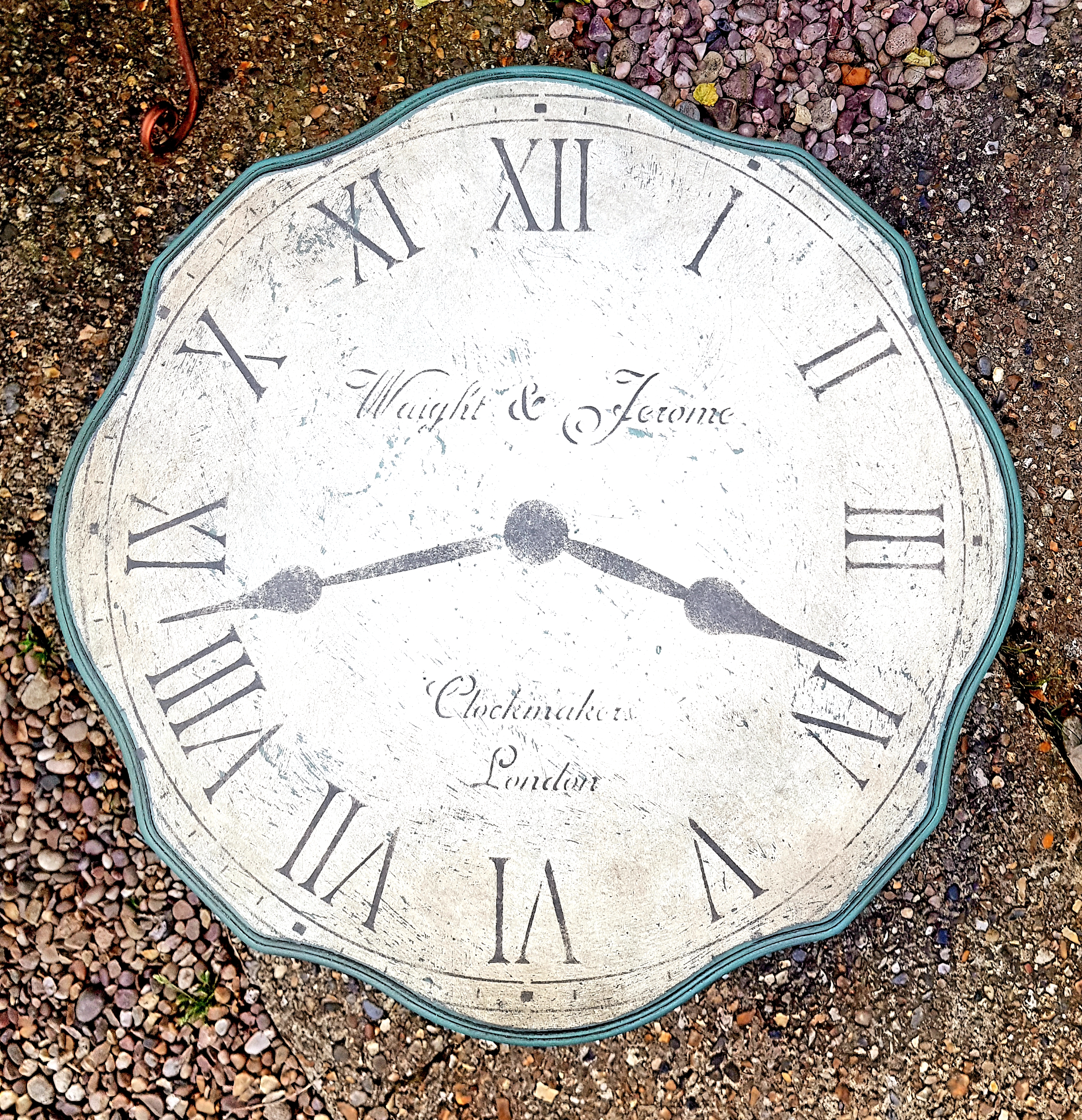 The Vintage Clock Side Table