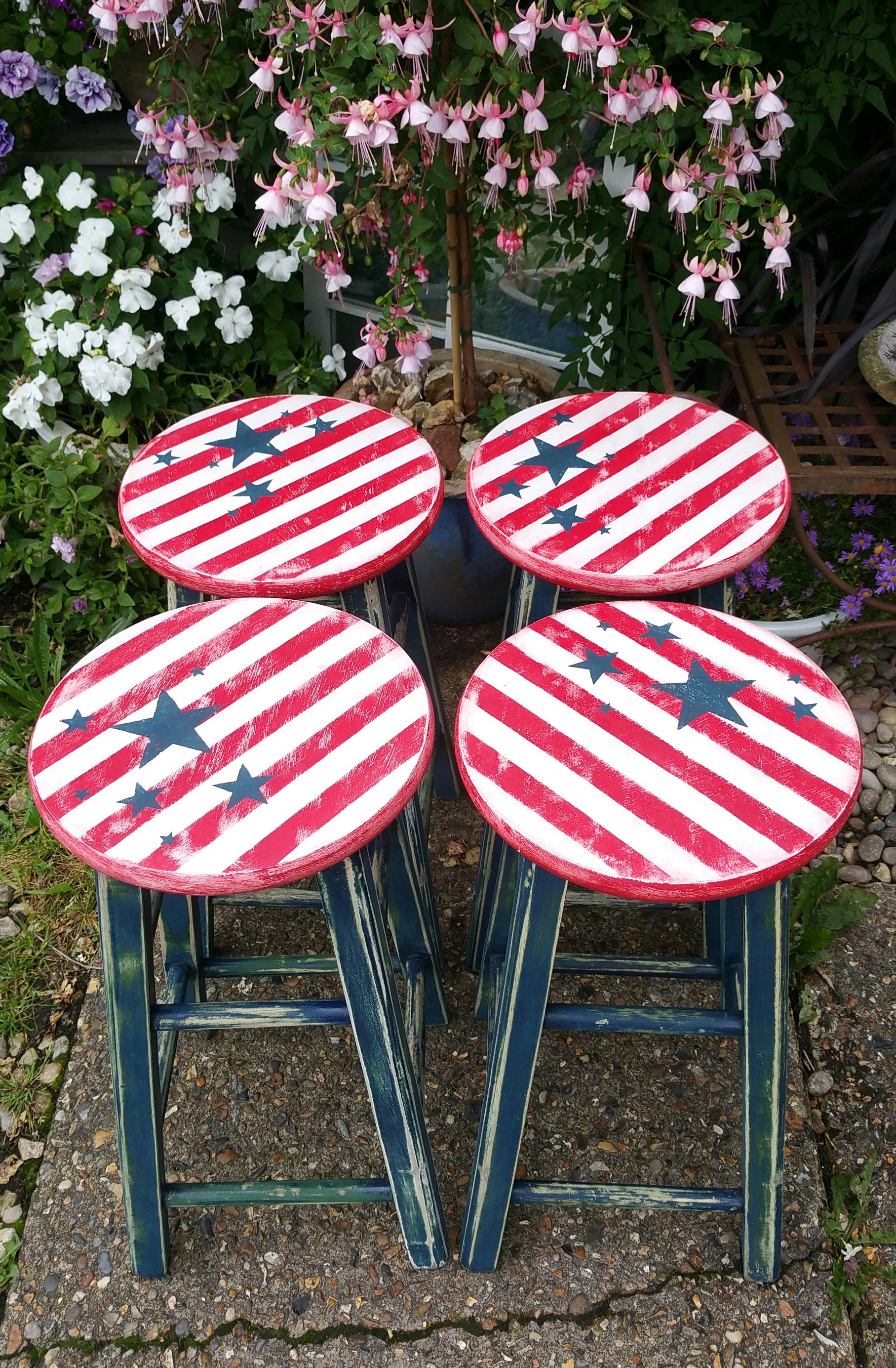 The Star and Stripe Stools