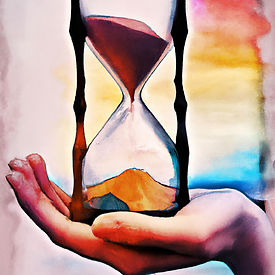 colorful painting of hand holding and hourglass.jpg