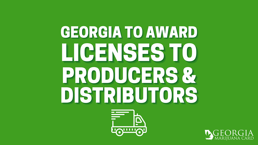 Georgia to award Licenses to produces and distributors