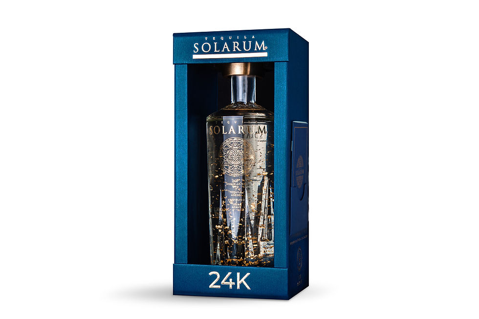 Miniatura: Tequila Solarum Añejo Cristalino 100% Agave azul  tequilina Weber