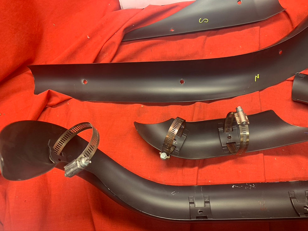 Thumbnail: Genuine Harley Exhaust Black Heat Shields  V-ROD Night Rod