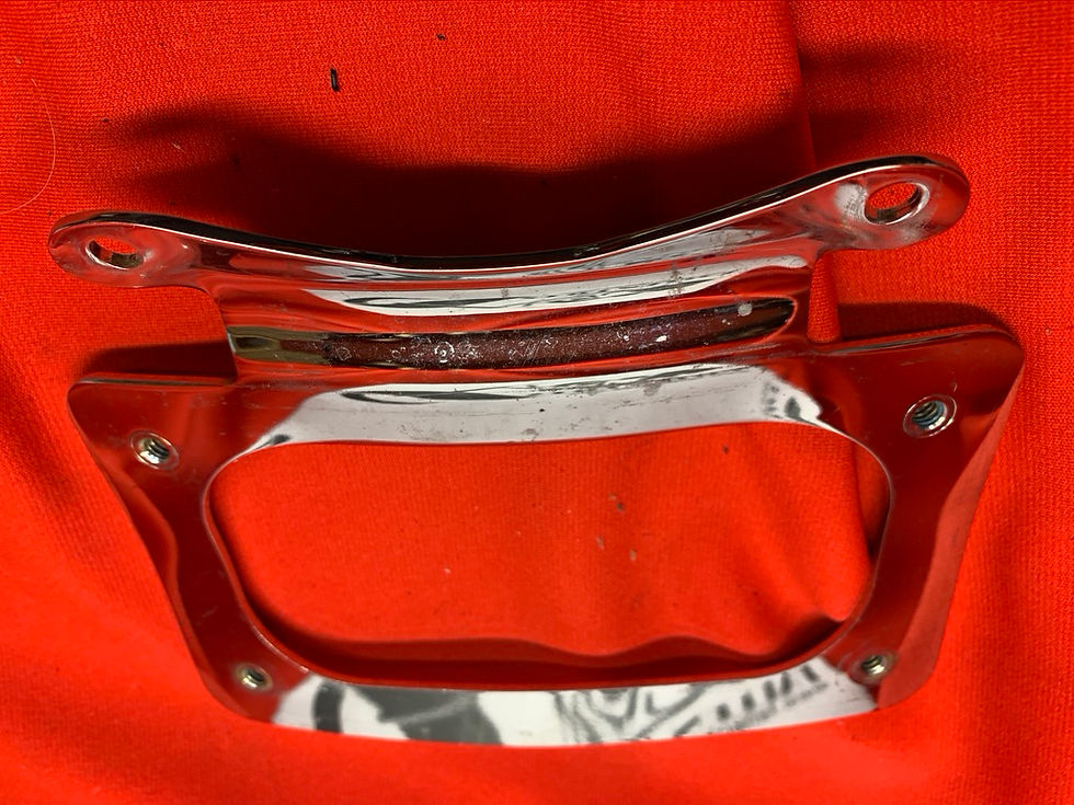 Thumbnail: HARLEY-DAVIDSON Chrome Motorcycle License Plate Frame