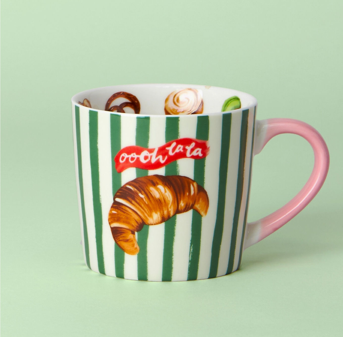 Eleanor Bowmer Ooh La La Croissant Mug