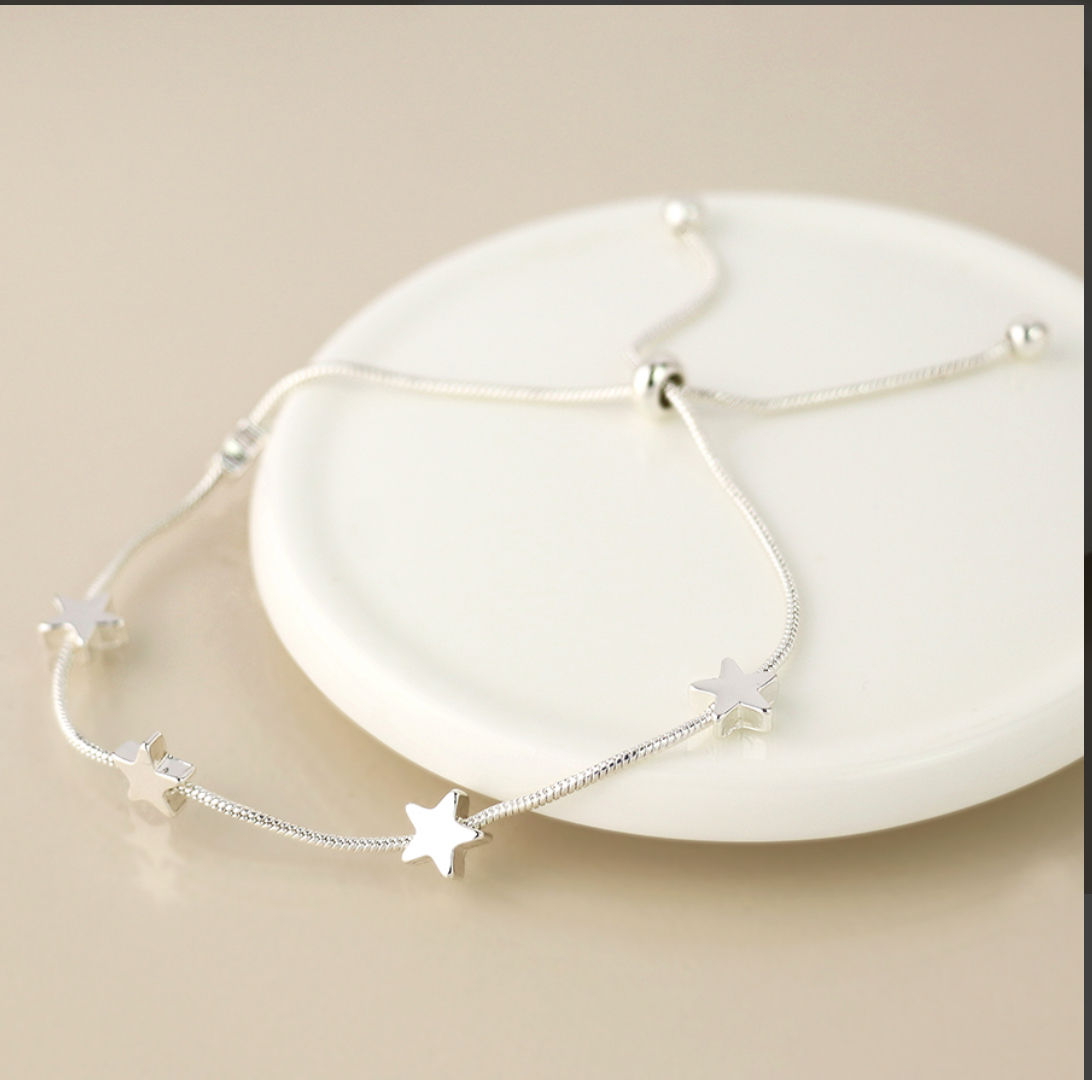 Star Snake Chain Bracelet