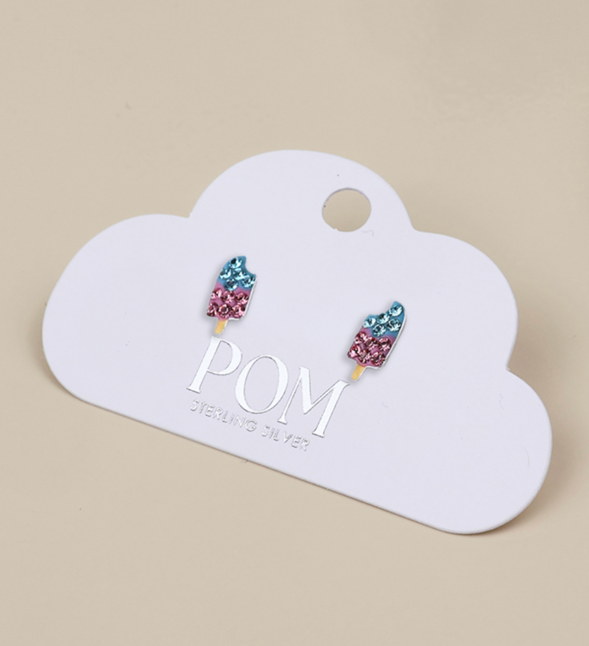 Silver Ice Lolly Earrings
