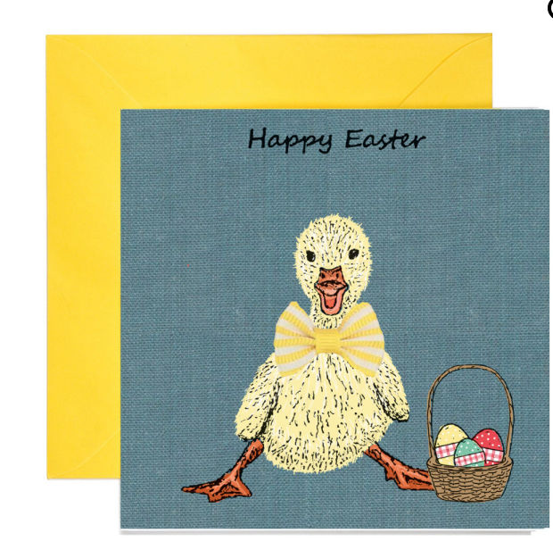 Duck Happy Easter Greeting Card