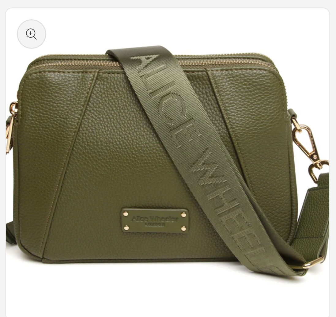 Alice Wheeler Kensington Crossbody Bag - Olive