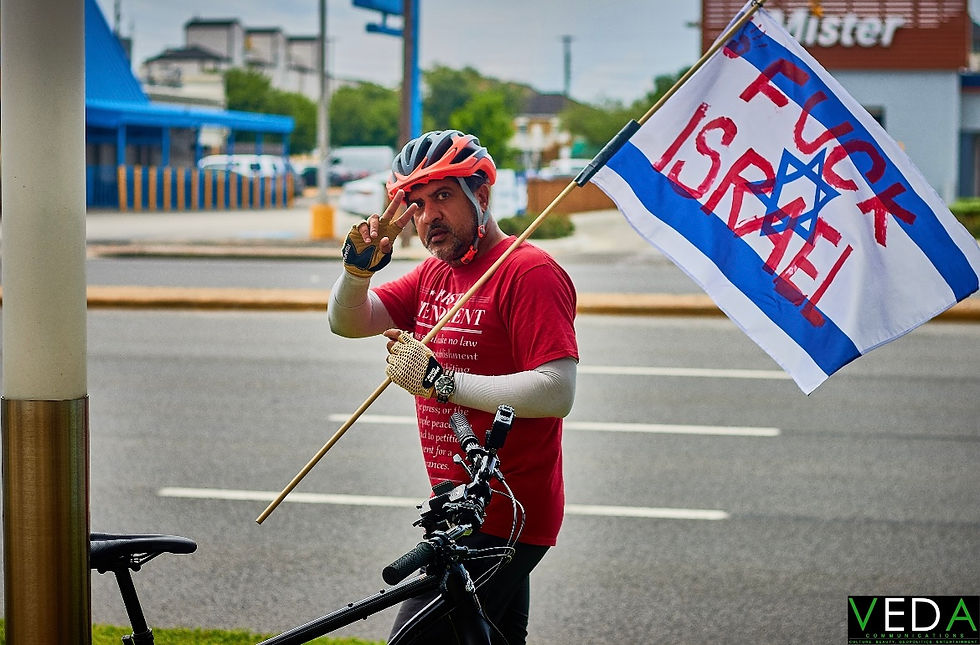 HOUSTON PROTEST: PALESTINIAN YOUTH MOVEMENT A DAY OF RAGE | VEDA WORLD NEWS | PHOTO BY MICHAEL THERVIL