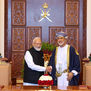 INDIA-OMAN COMPREHENSIVE ECONOMIC PARTNERSHIP AGREEMENT CEPA | PHOTO FROM INDIAN PRIME MINISTER NARENDRA MODI'S X ACCOUNT