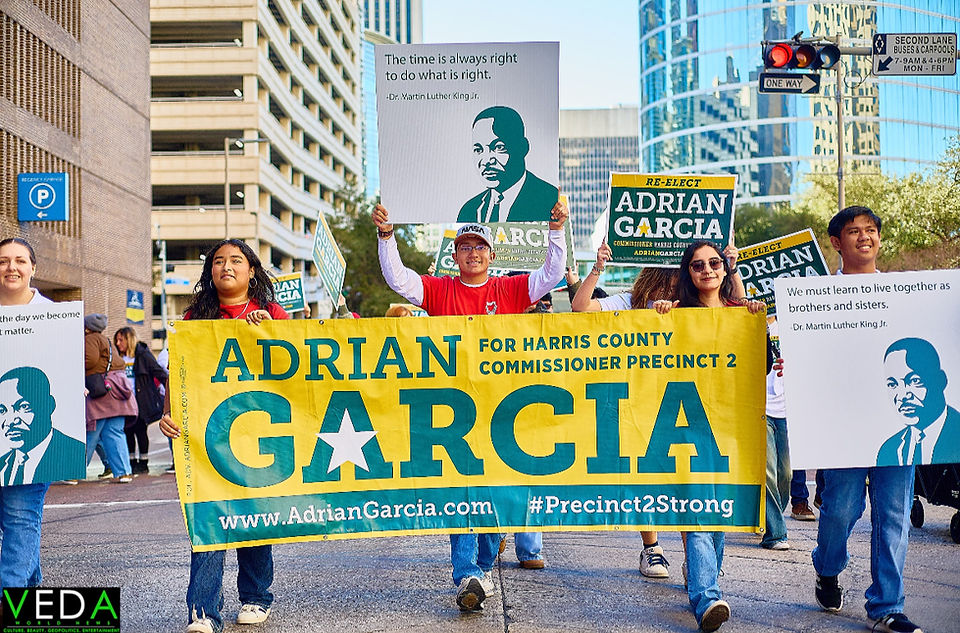 2026 HOUSTON GRANDE UNITY PARADE | PHOTO BY MICHAEL THERVIL | VEDA WORLD NEWS