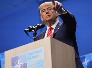 President Trump NATO 2025 media conference at the Hague, Netherlands on June 25.