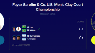 DAY 6: DOUBLES - 2026 ATP 250 FAYEZ SAROFIM & CO U.S. MEN’S CLAY COURT TENNIS CHAMPIONSHIP