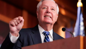 US SENATE PASSES LINDSEY GRAHAM BILL AGAINST IRAN & RUSSIA OUT OF PITY OF HIS DEATH | PHOTO BY HEATHER DIEHL / GETTY IMAGES