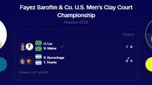 DAY 7: DOUBLES - 2026 ATP 250 FAYEZ SAROFIM & CO U.S. MEN’S CLAY COURT TENNIS CHAMPIONSHIP