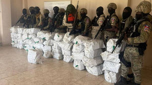 Haitian National Police seize 1,045 kilos of cocaine | Photo courtesy of Haiti National Police (PNH)