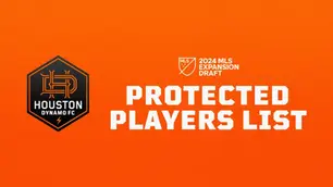 MLS: JUGADORES PROTEGIDOS DEL DYNAMO FC PARA EL DRAFT DE EXPANSIÓN DE LA MLS 2024