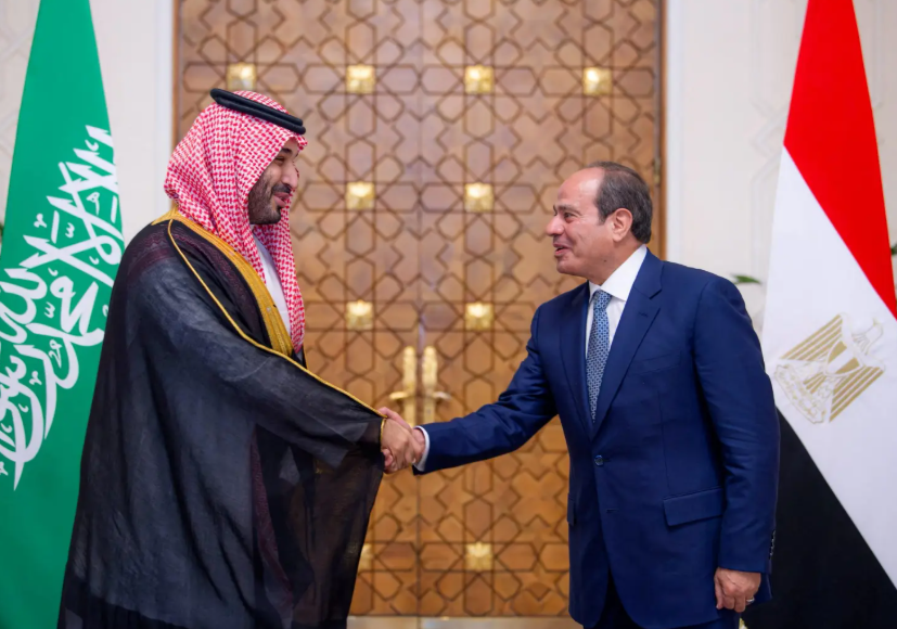EGYPT TO BACK SAUDI ARABIA IN LOSING FIGHT AS SAUDI BACK FIGHTERS SURRENDER TO HOUTHIS | PHOTO BY BANDAR ALGALOUD/COURTESY OF SAUDI ROYAL COURT