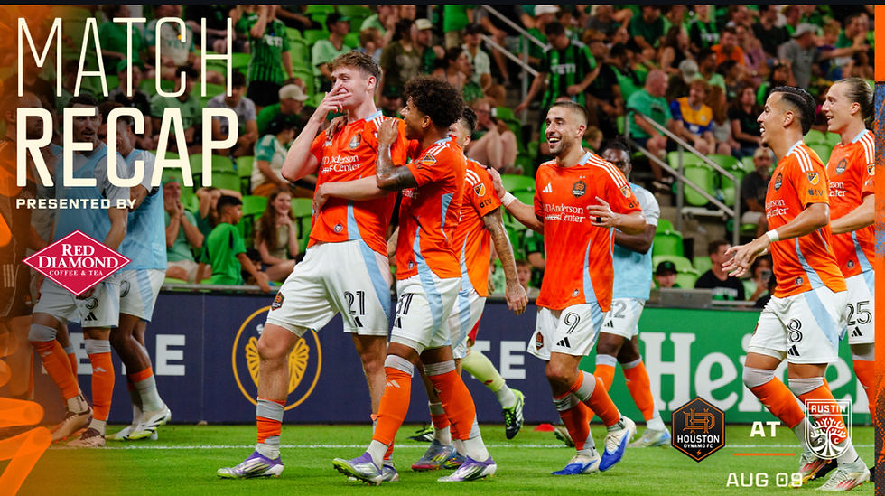 HOUSTON DYNAMO VS. AUSTIN 2-2 (8/9/2025) | PHOTO BY THE HOUSTON DYNAMO FC