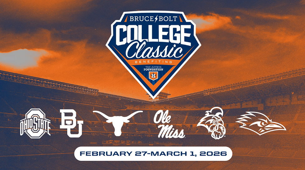 ASTROS FOUNDATION: 2026 BRUCE BOLT COLLEGE CLASSIC