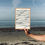 Miniature : Sérigraphie encadrée mer 21x29cm