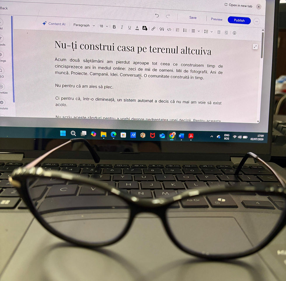 Nu-ți construi casa pe terenul altcuiva