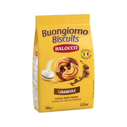 Balocco Girandole Shortbread Cocoa & Cream 350g