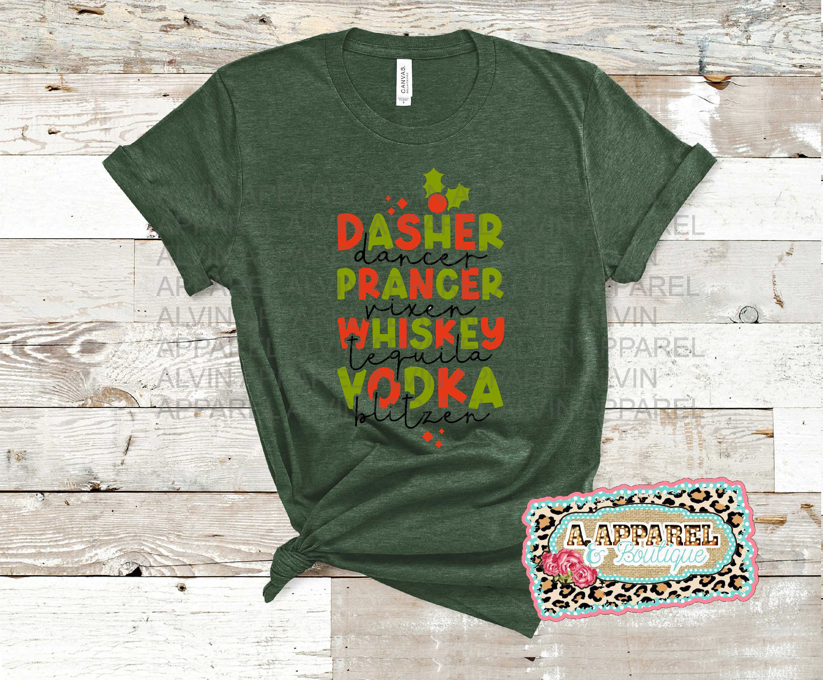 Dasher Prancer Whiskey Vodka