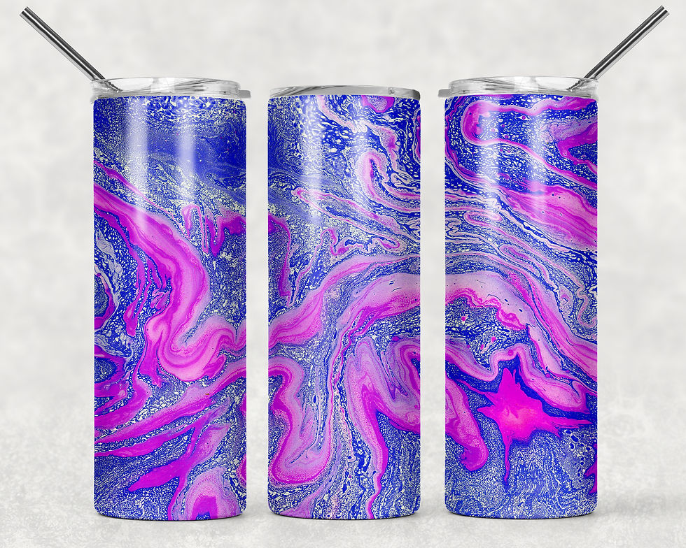 Pink and Purple Marble