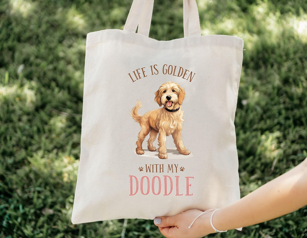 Thumbnail: Cute Dog Tote Bags