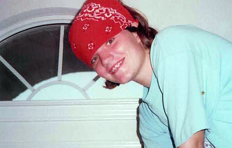 Young Danielle on the About Me page
