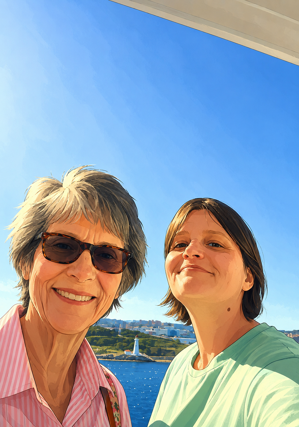 My mom and me